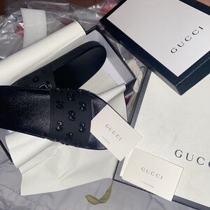 Gucci slides size 10